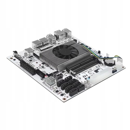 ROUAFWIT Płyta Główna NAS ITX 8 Zatok i5 8265U 2x 2.5GbE LAN 2x DDR4