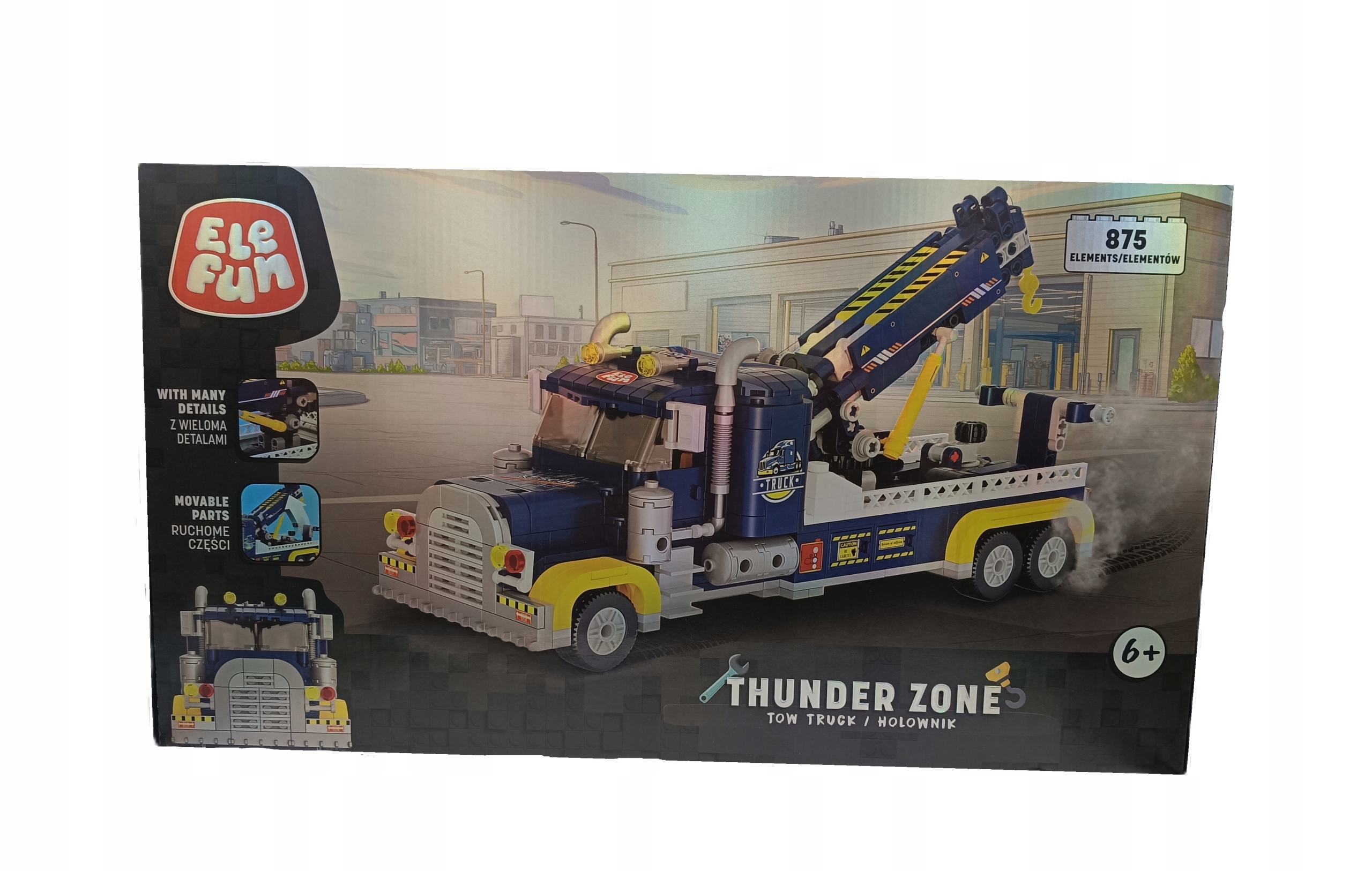 Duży Zestaw Klocków Thunder Zone Holownik