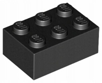 

Lego 3002 Klocek 2x3 czarny Nowy (2g)