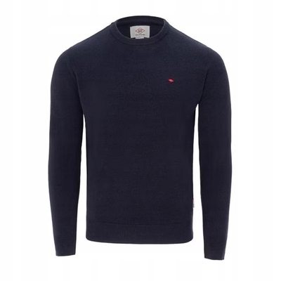 Lee Cooper pánský svetr, tmavě modrý, dlouhý rukáv, kulatý výstřih, velikost XXL