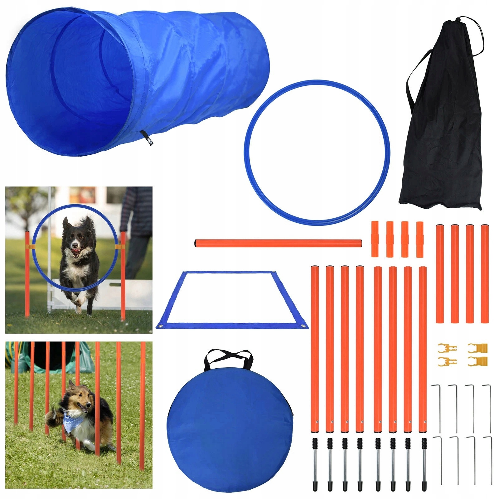 Sada na agility pro psy Sada plotů pro výcvik psů Překážková dráha Tun