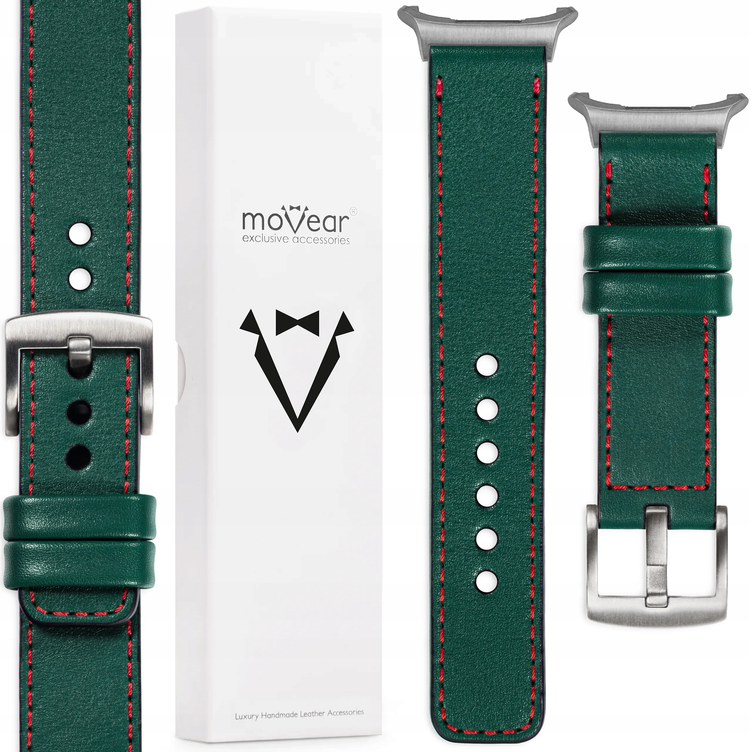 Kožený řemínek pro Samsung Galaxy Watch Ultra 24 mm Exkluzivní Movear