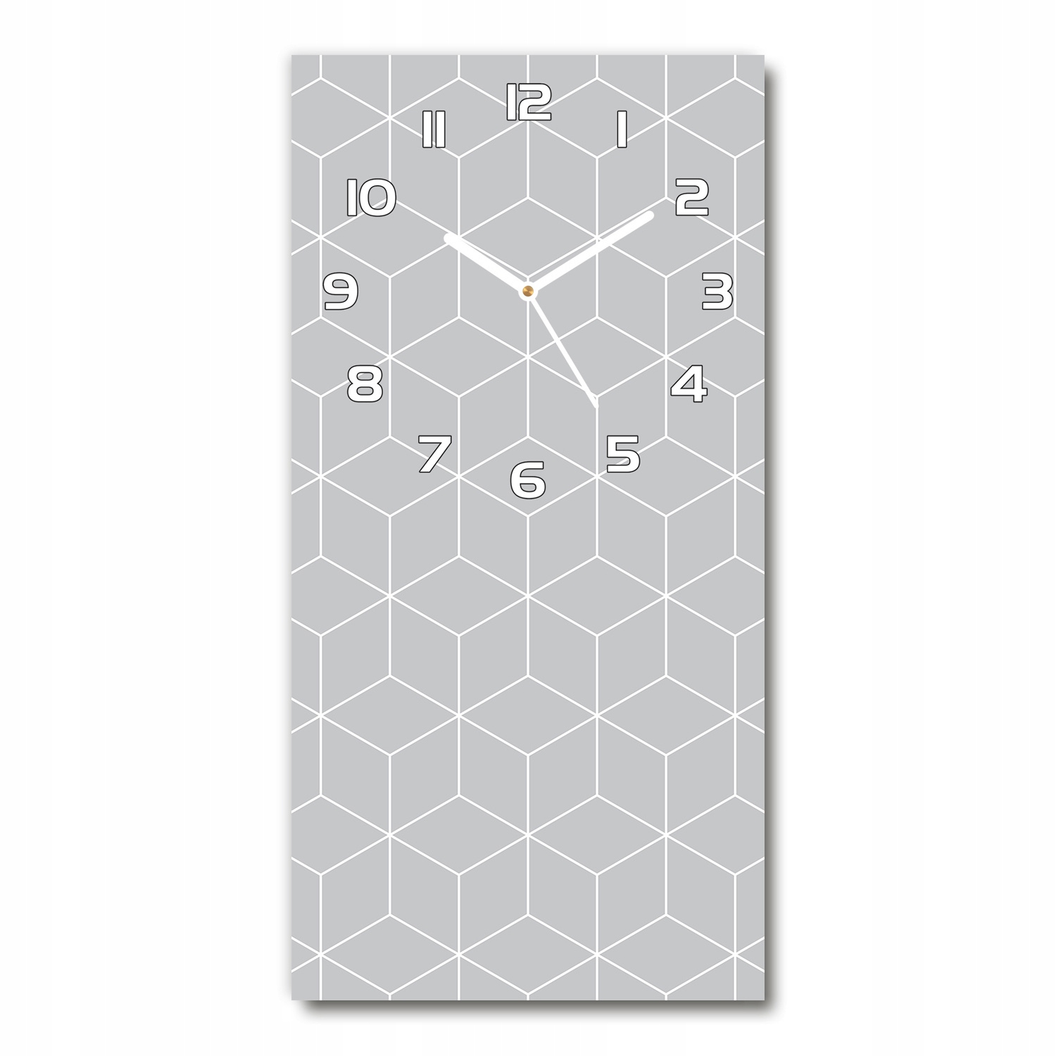 

Zegar ścienny cichy Geometryczne tło 30x60 pionowy