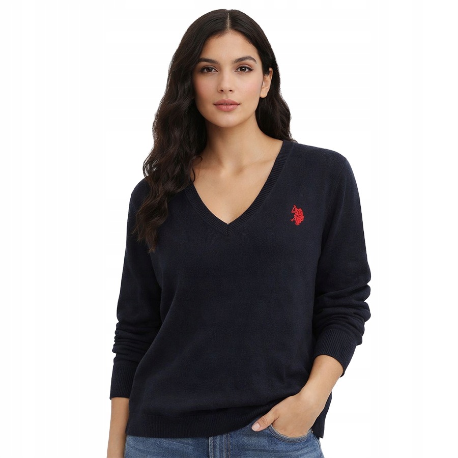 Dámský svetr U.s. Polo Assn. US423730351 Tmavě modrý XL