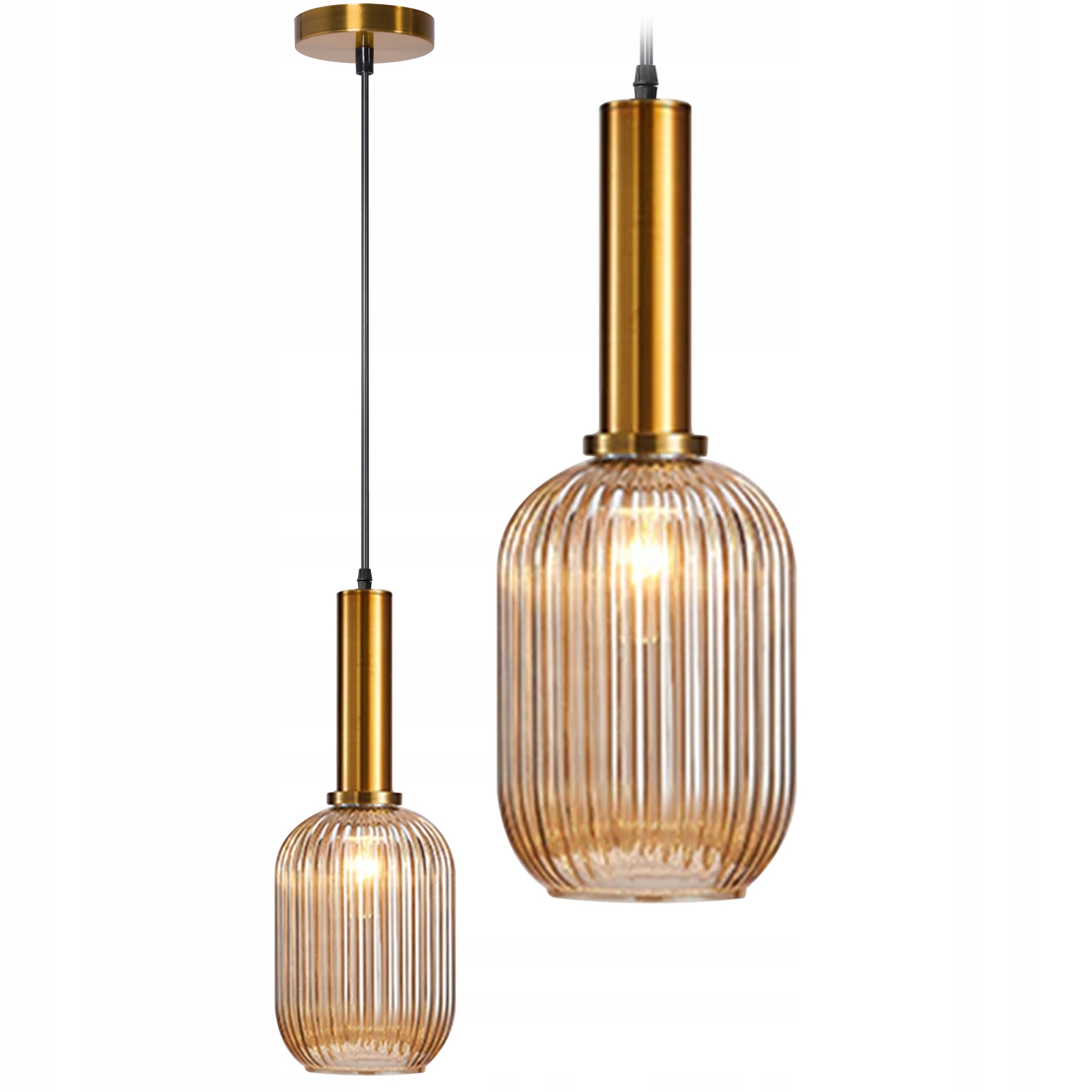 

Lampa Sufitowa Wisząca Szklana Kolory MIX