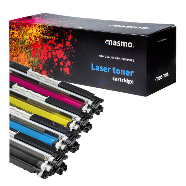 Sada 4x tonerů Masmo pro Hp CE310-CE313A Pro CP1025 CP1025nw Mfp M175a M175