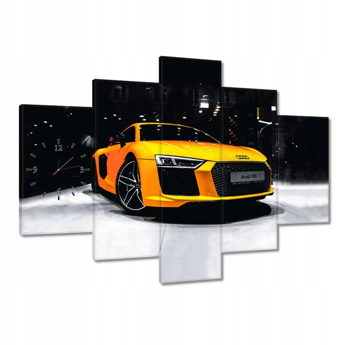 Hodiny 150x105 Žlté Audi R8