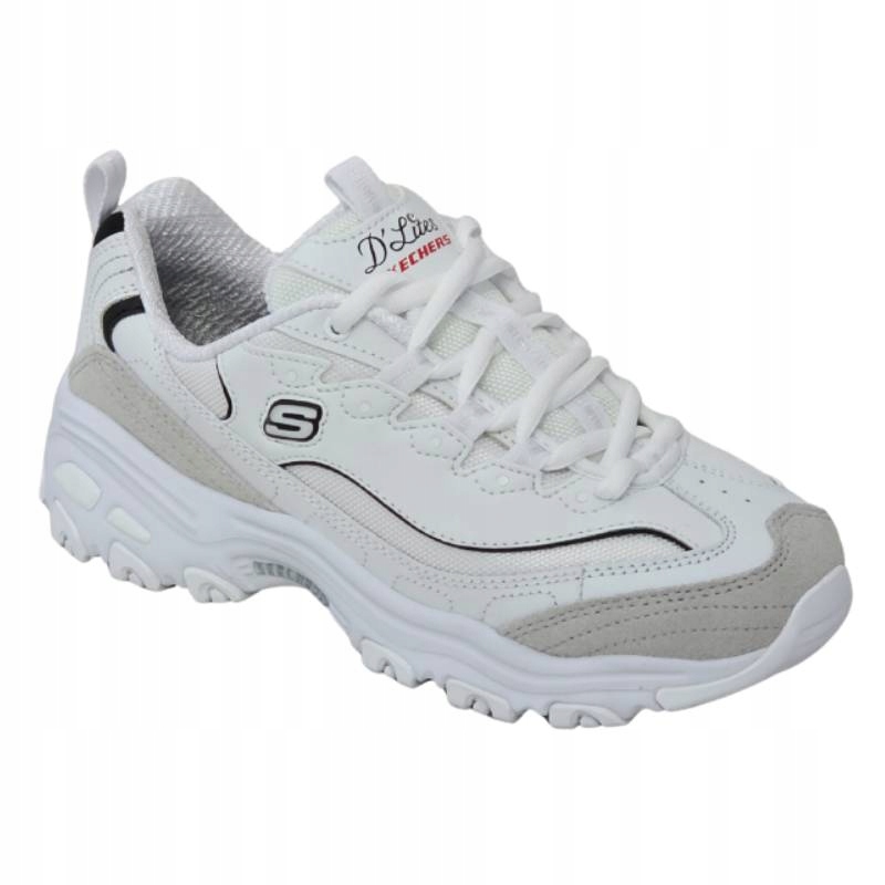 Skechers 150231 Wbk bílé sportovní polobotky vel. 36 D'Lites Kochland