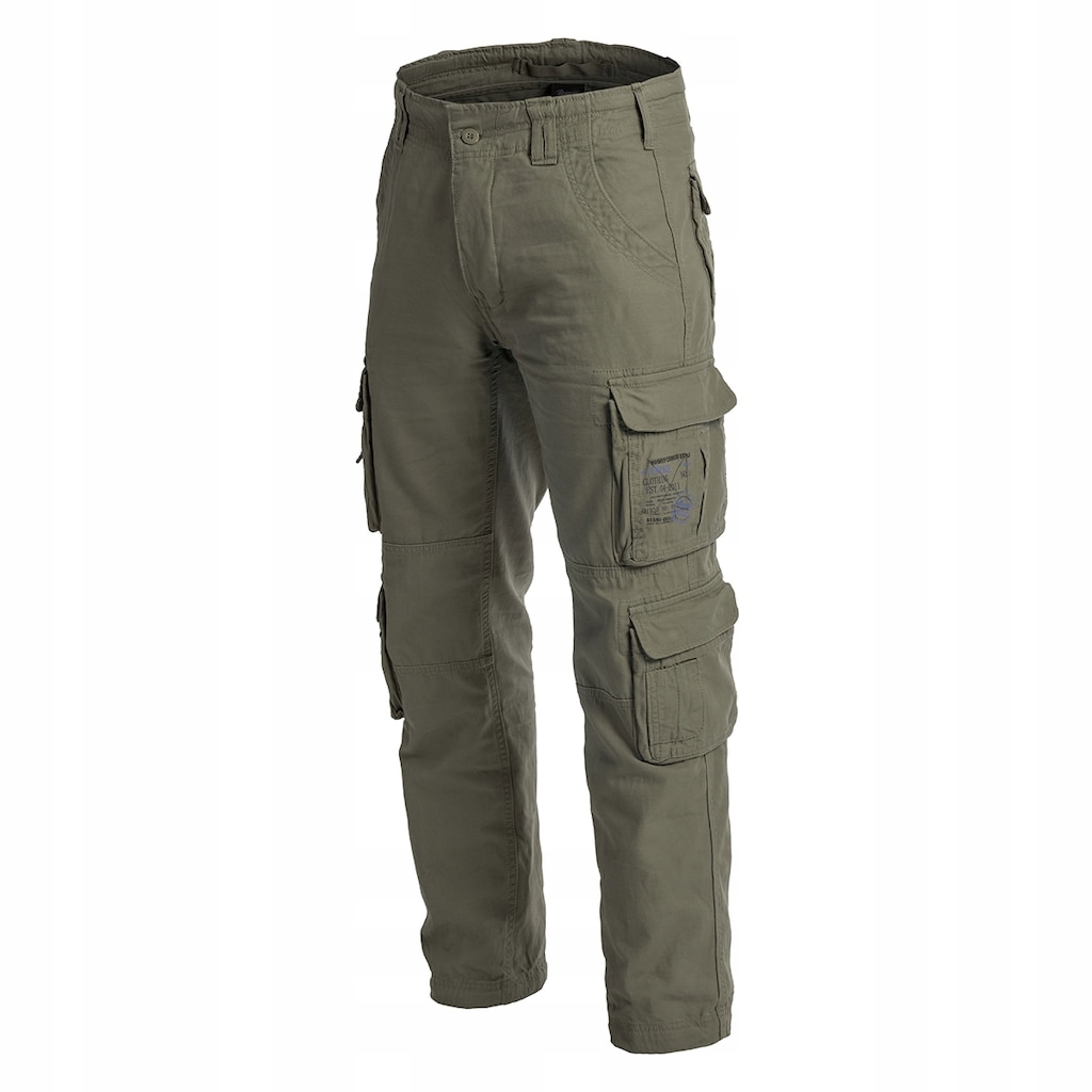 Kalhoty Brandit Pure Slim Fit olive L