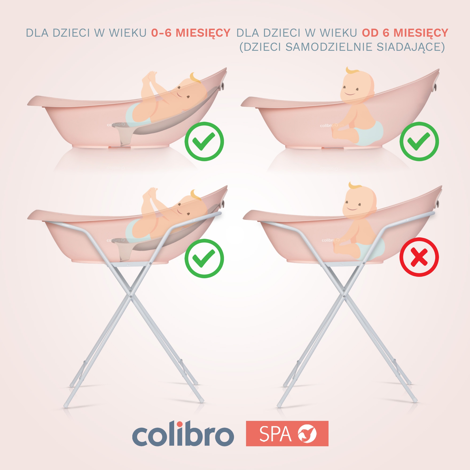 Wanienka ze stojakiem dla dziecka 2w1 Z LEŻACZKIEM 86 CM LEKKA DUŻA KOMPLET Szerokość produktu 46 cm