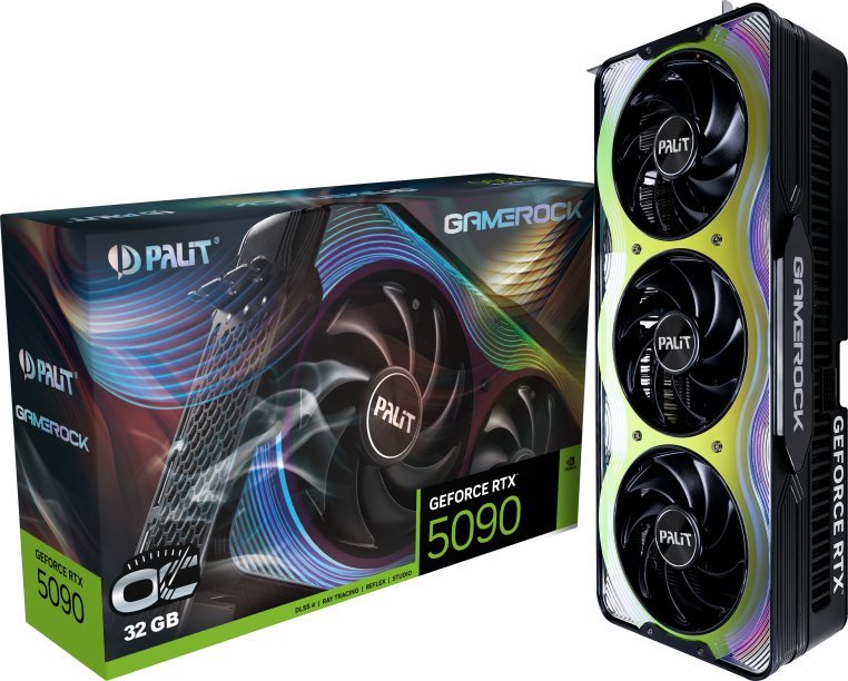 GeForce Palit Rtx 5090 GameRock Oc 32GB GDDR7 Dlss 4