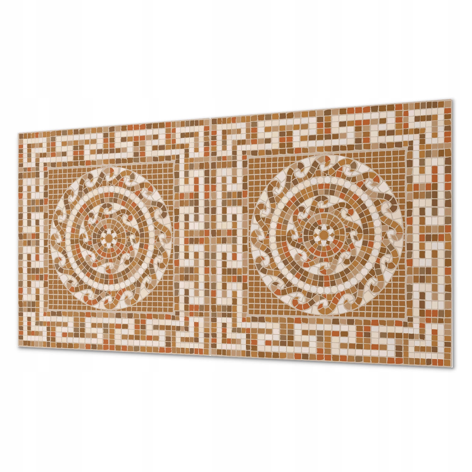 Samolepiaci vinylový panel s potlačou mozaiky vo forme kruhov 120 x 60 cm