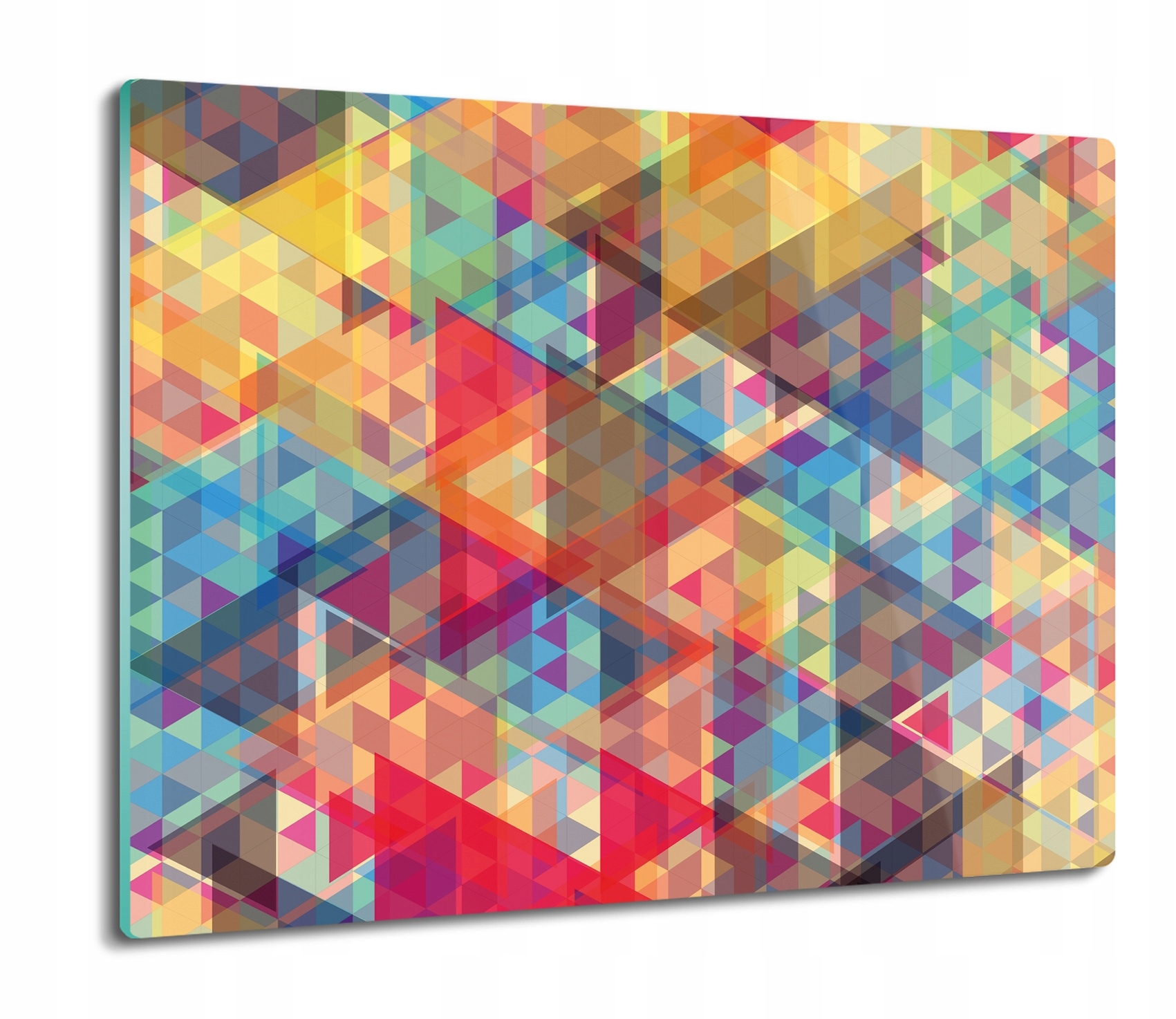 Deska na krájení Tvrzené Sklo do kuchyně 60x52 Barva geometrie