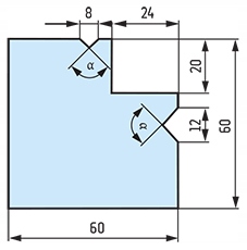 MATRYCA do prasy krawędziowej TYP AMADA/415/NOWY