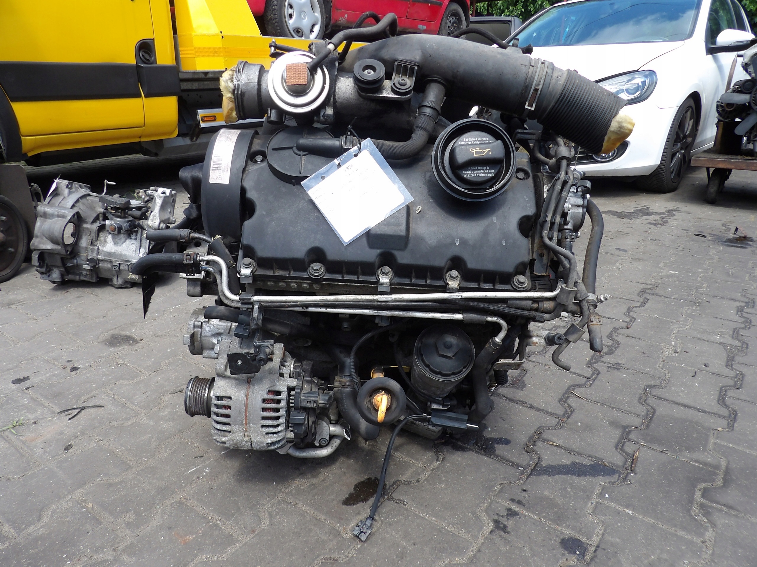Skoda Octavia II 1,9 tdi engine complete BJB