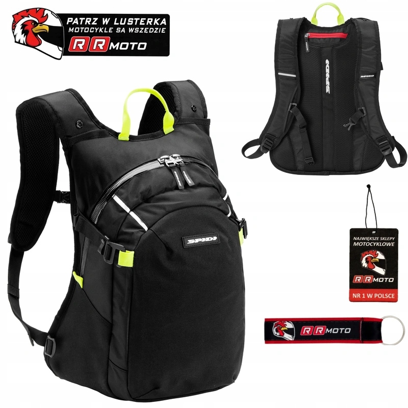 Motocyklový batoh Spidi Tour Pack Black/slate čierny žltý fluo Darčeky