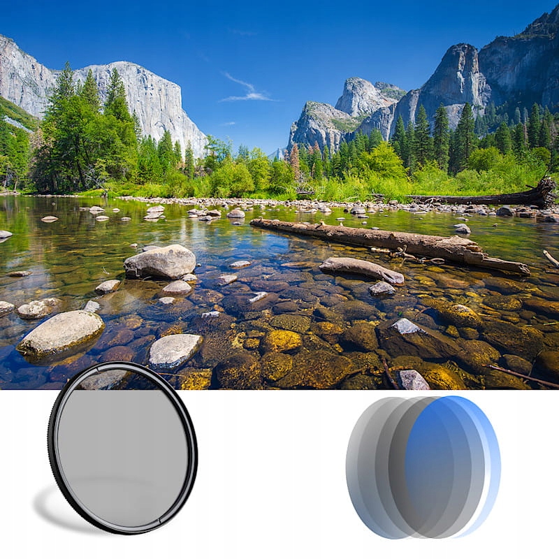 K&F FILTR POLARYZACYJNY 58mm CPL HD MC SLIM C Model MC Blue