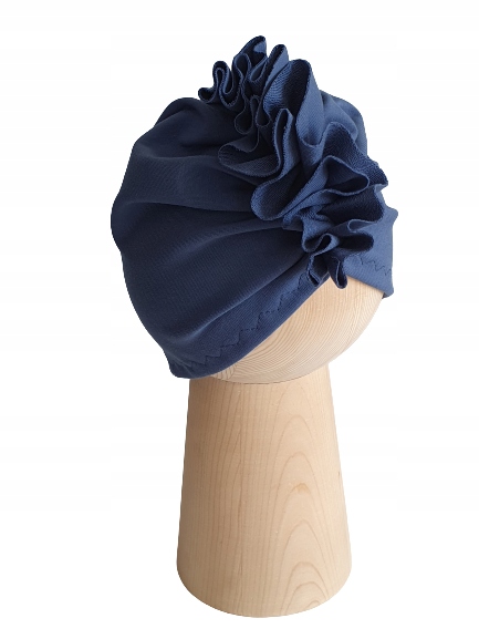

Czapka Turban Granatowa 44-47cm Polski Produkt