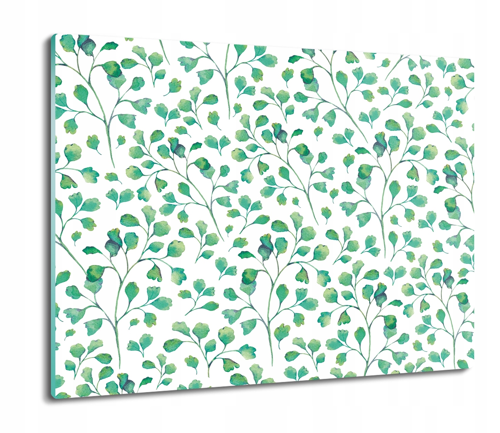 

Liście palmy wzór 60x52 deska na prezent ze szkła