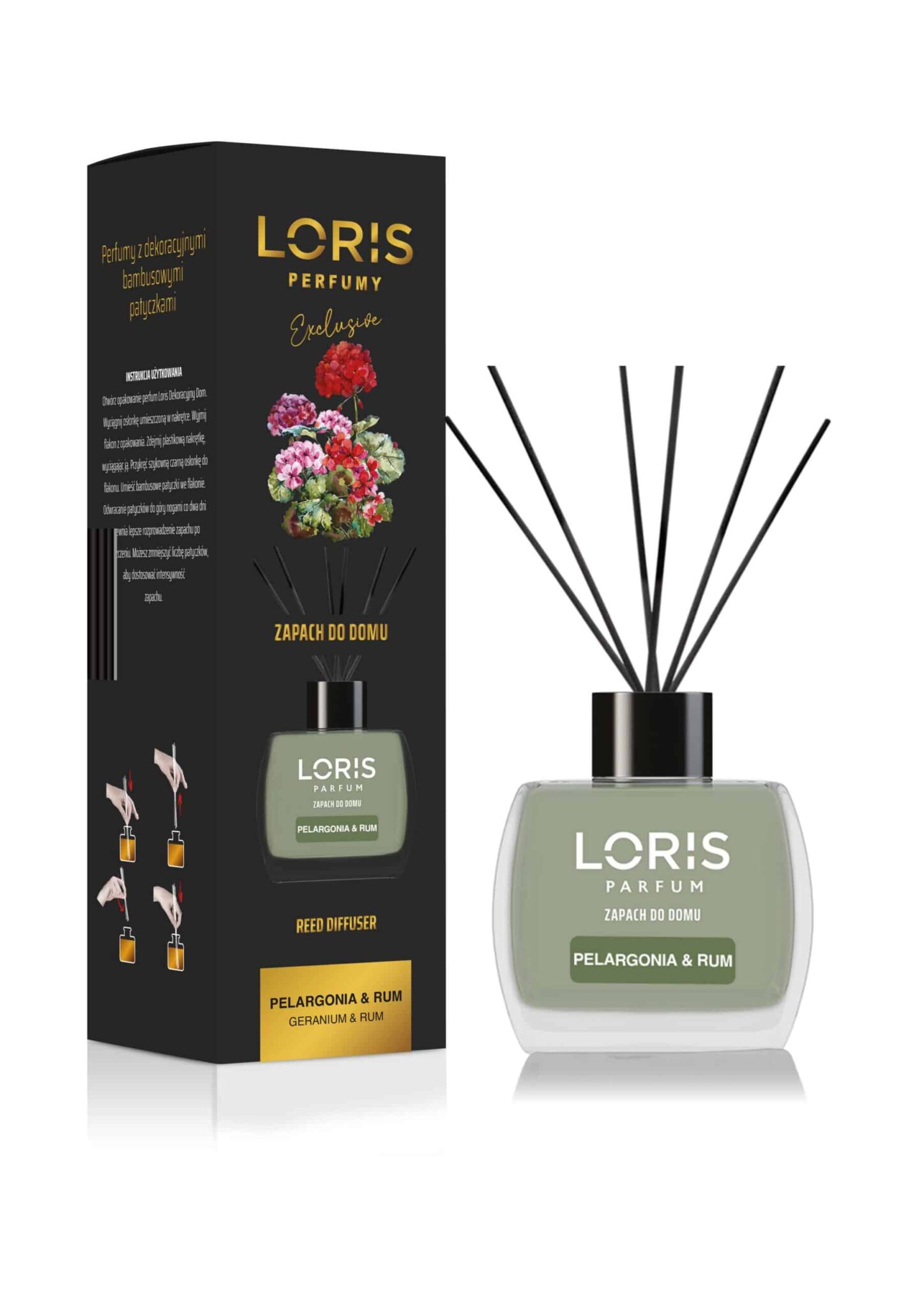 Loris Patyczki Pelargonia & Rum 120ml