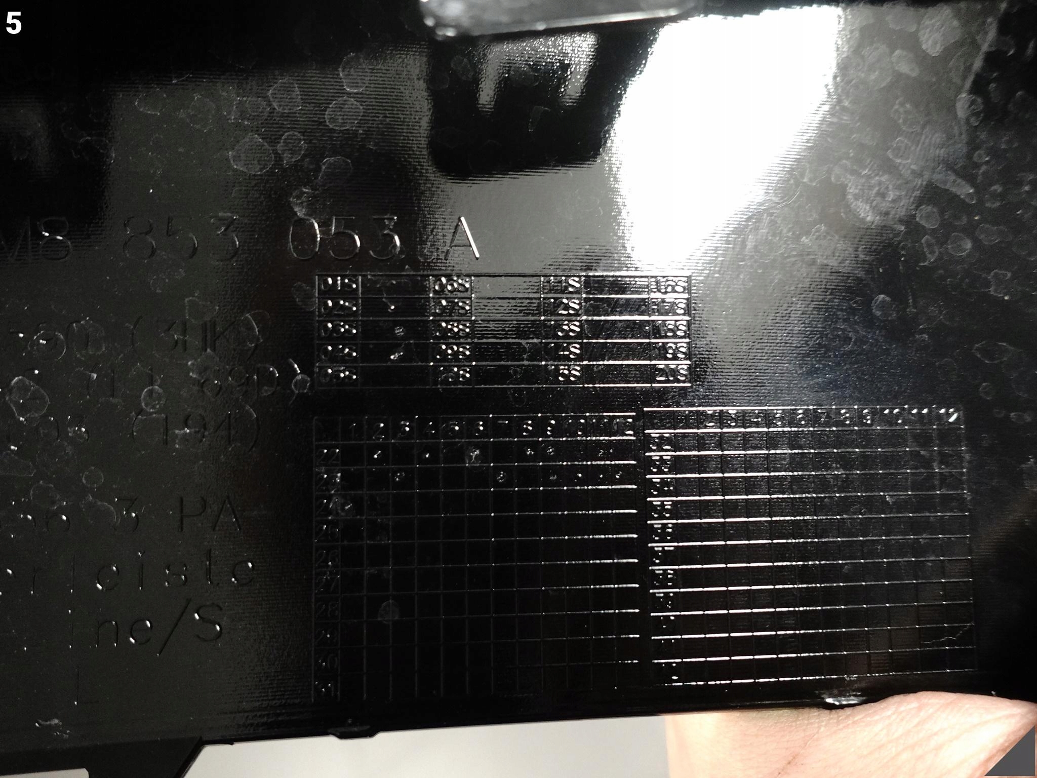 AUDI Q8 S-LINE SQ8 4M8 LIFT 24- moulding frame intake grid bumper left front