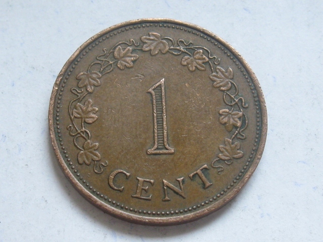 nr2157 Malta Moneta 1 Cent 1977