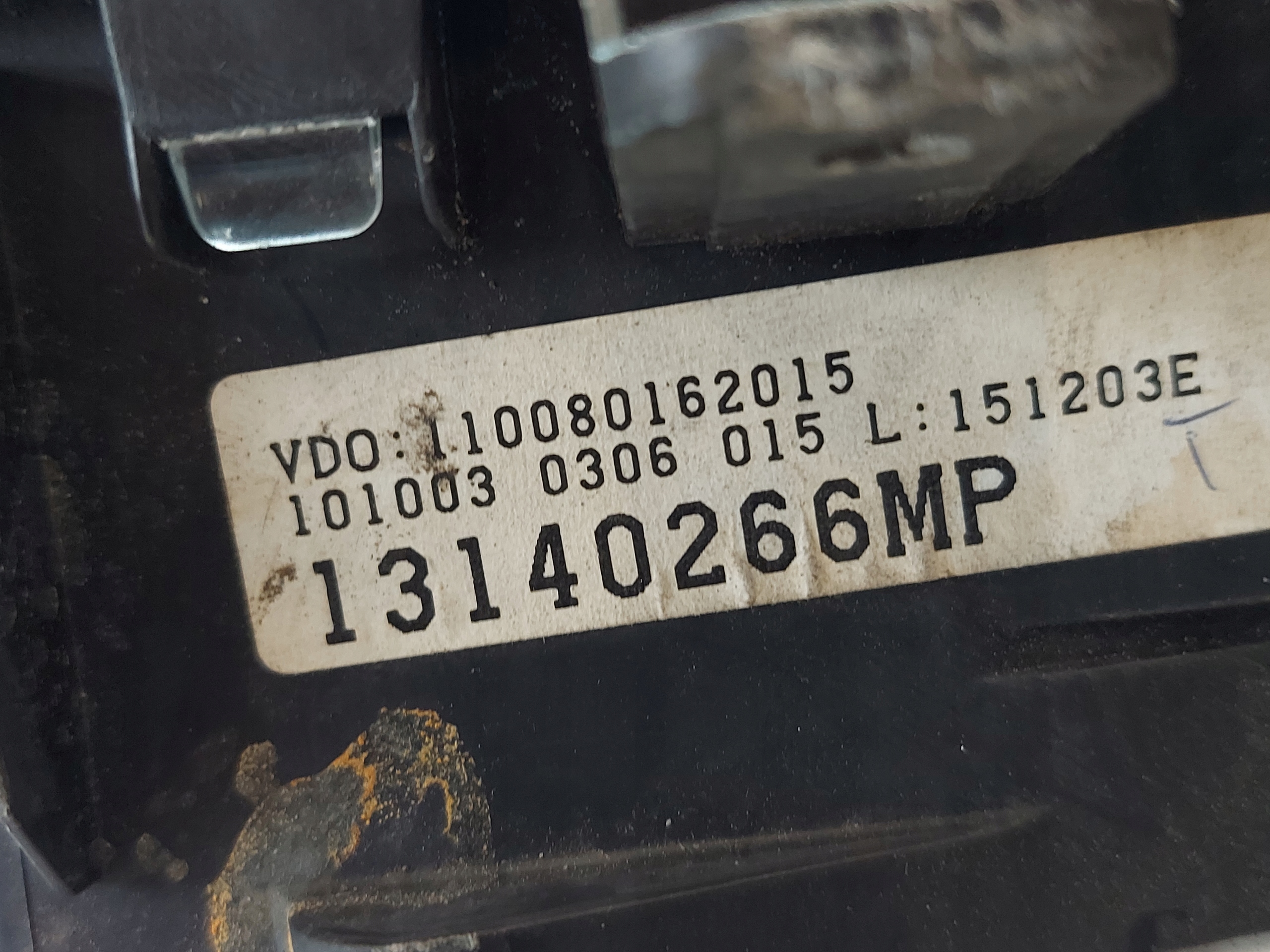 dials clock OPEL MERIVA 1.8 B 13140266MP