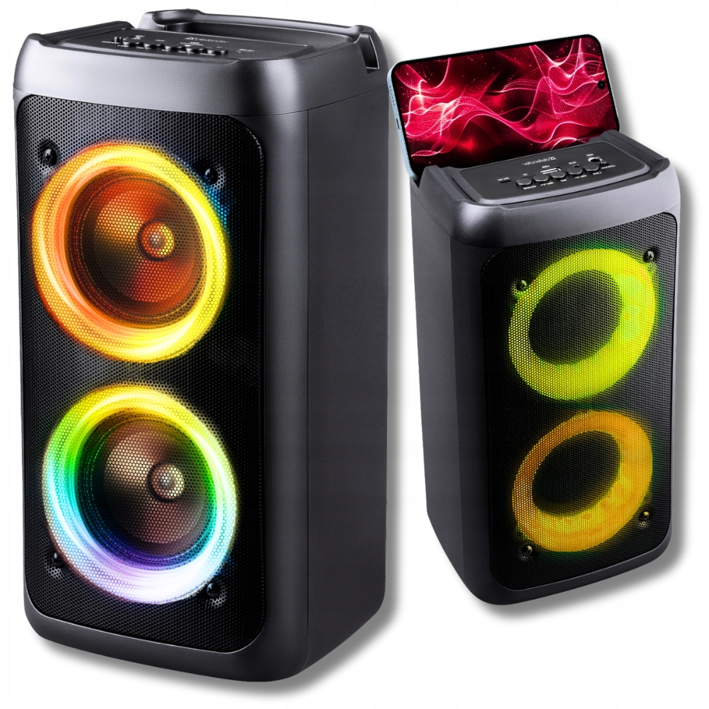 Bluetooth reproduktor Přenosný MP3 bezdrátový Boombox mobilní Rádio