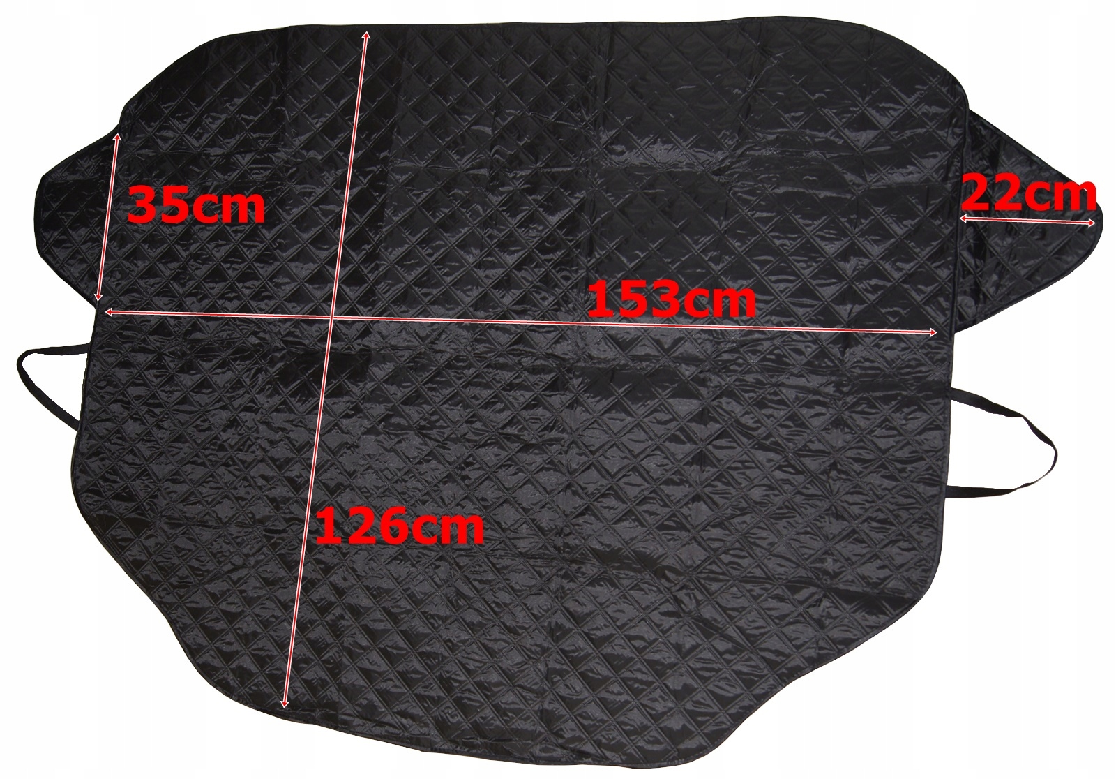 Duża Lato Zima Osłona Mata Przedniej Szyby PRZECIWSŁONECZNA Magnetyczna