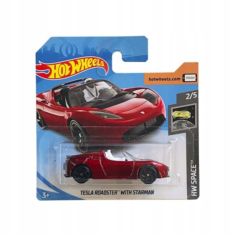 Hot Wheels TESLA ROADSTER WITH STARMAN FYD29