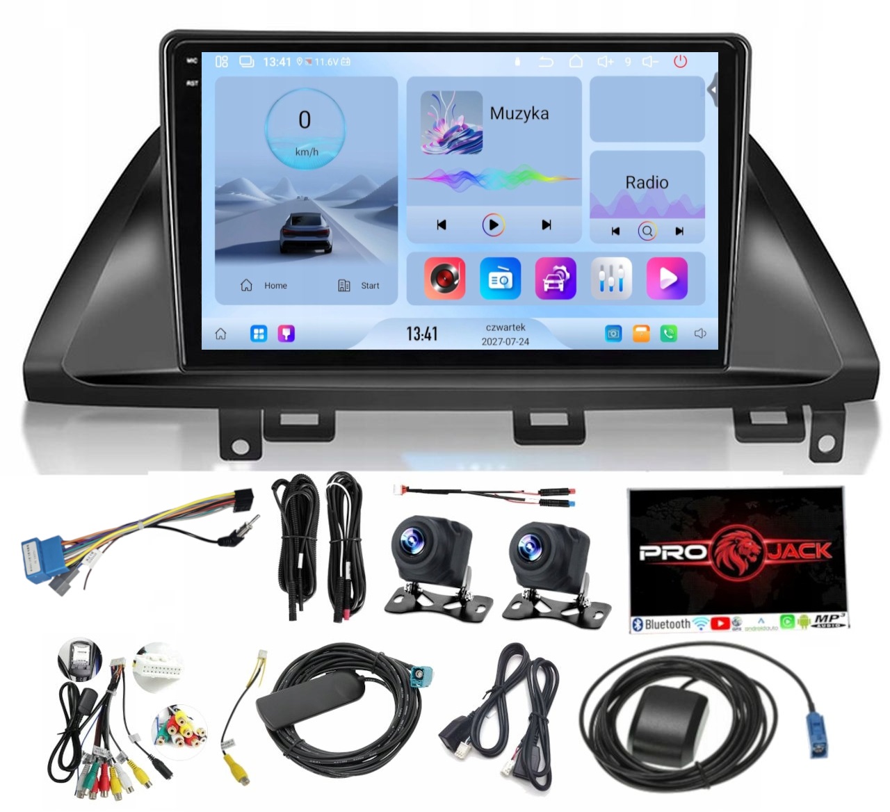 Rádio Navigace Carplay Gps Android Honda Odyssey 2015-2020 4GB 64GB Sim