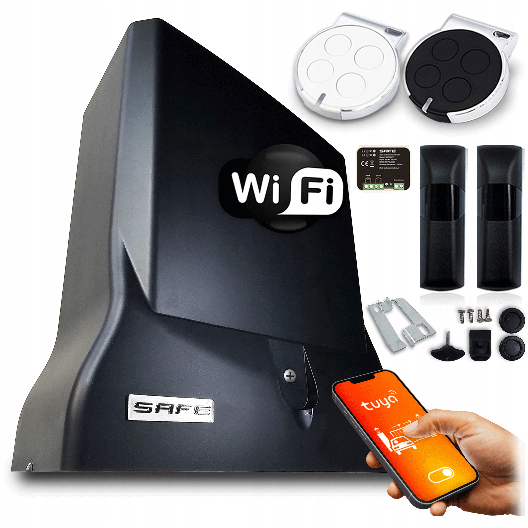Sada Pohonov Posuvnej Brány Safe automatická do 800 kg Wifi Tuya 3xpilot foto