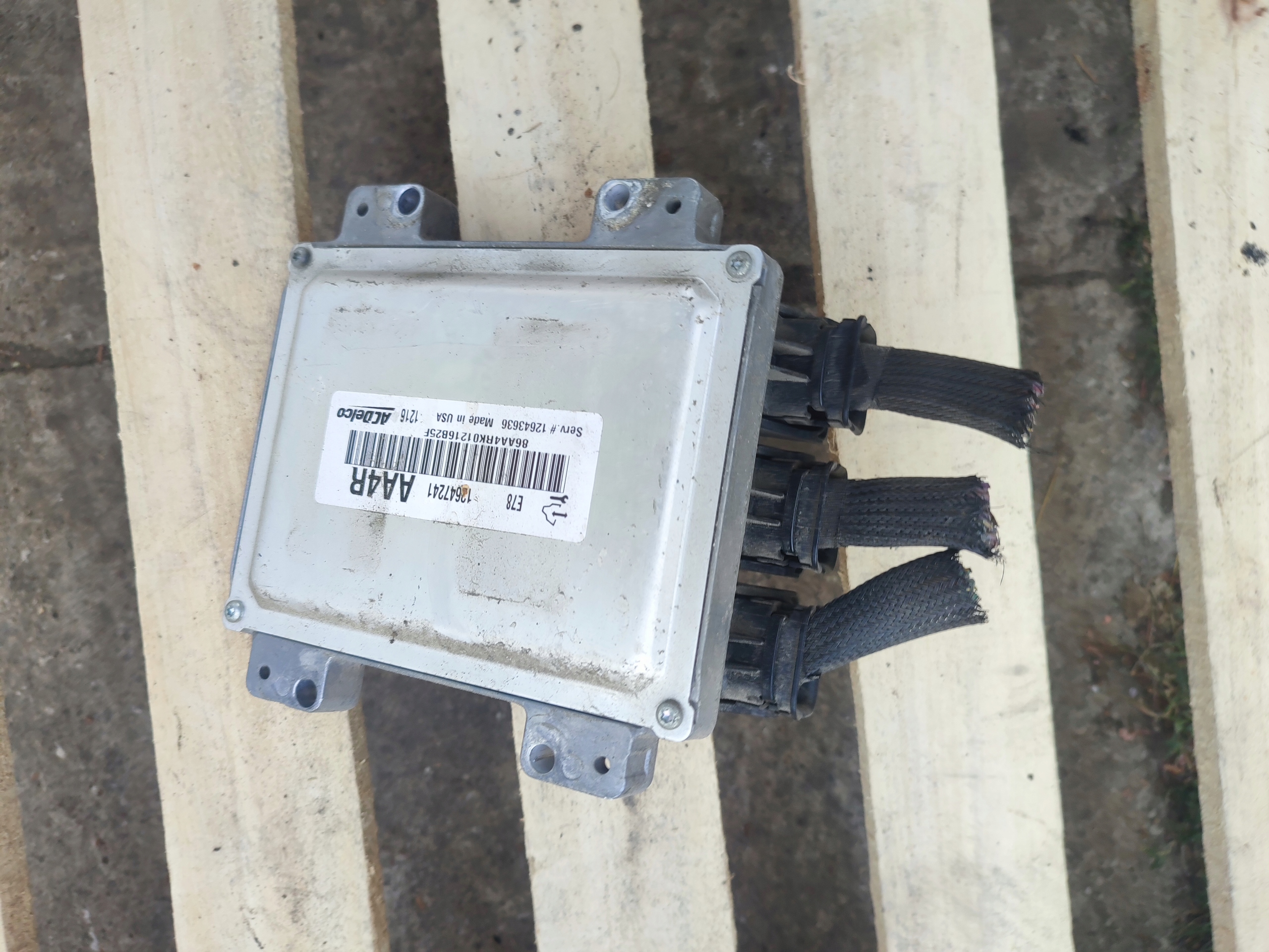 WYLOGOWANY Z PINEM OPEL ASTRA J computer control unit 12647241