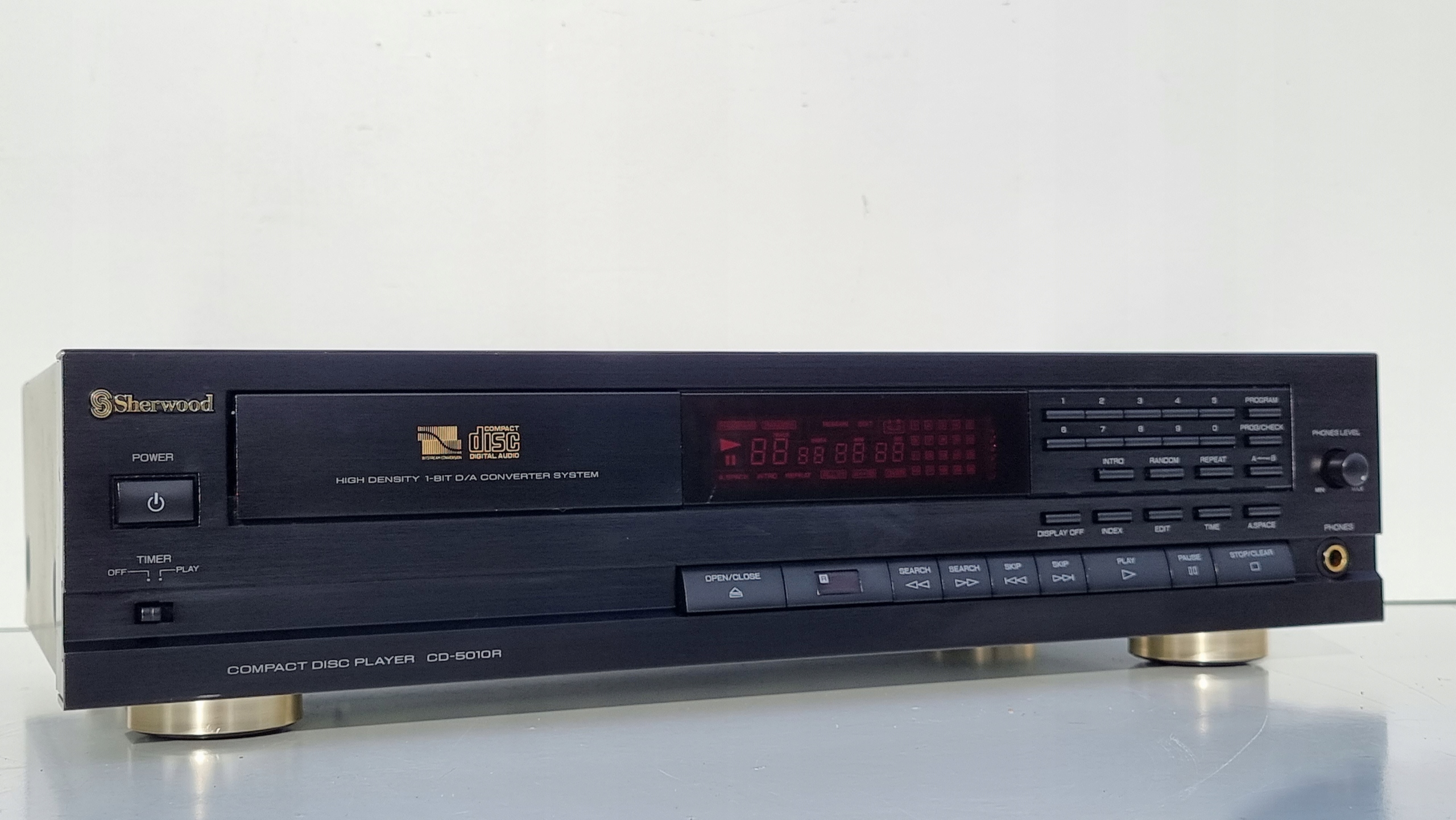 odtwarzacz kompaktowy CD player Sherwood CD 5010R Rodzaj jednopłytowy