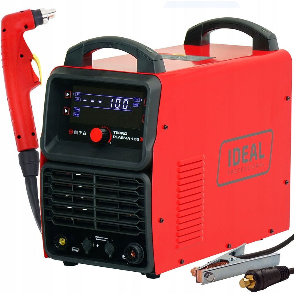 Przecinarka plazmowa PLAZMA IDEAL TECNO PLASMA 105 LED CUT 100A cutter 50mm