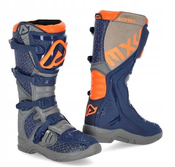 Acerbis X-team Blue/orange pánske cross enduro off-roadové topánky 42