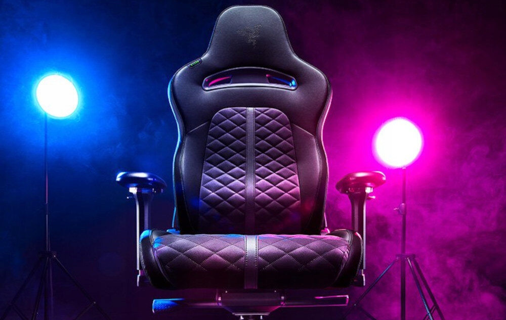 Razer Fotel Gamingowy Enki, Czarny — 10