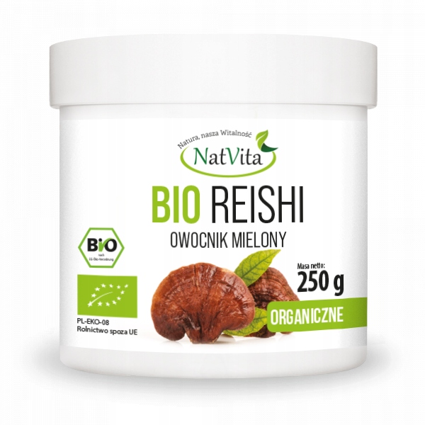 

Reishi Bio grzyb mielony 250g NatVita