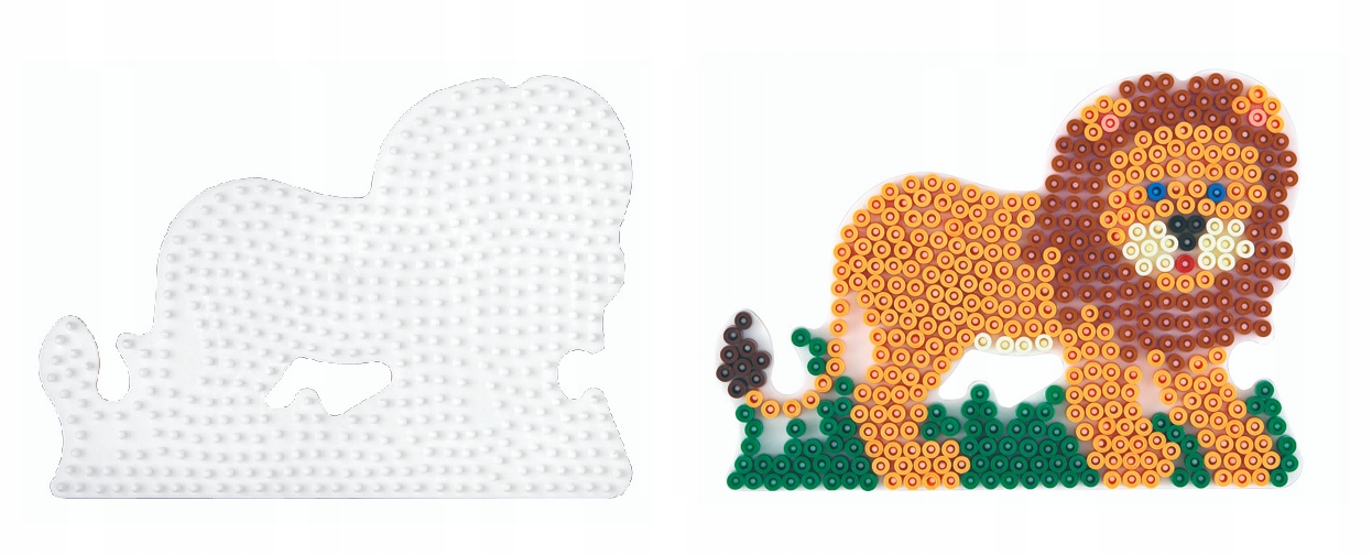 Koraliki Hama Midi Podkładka 293 Lew