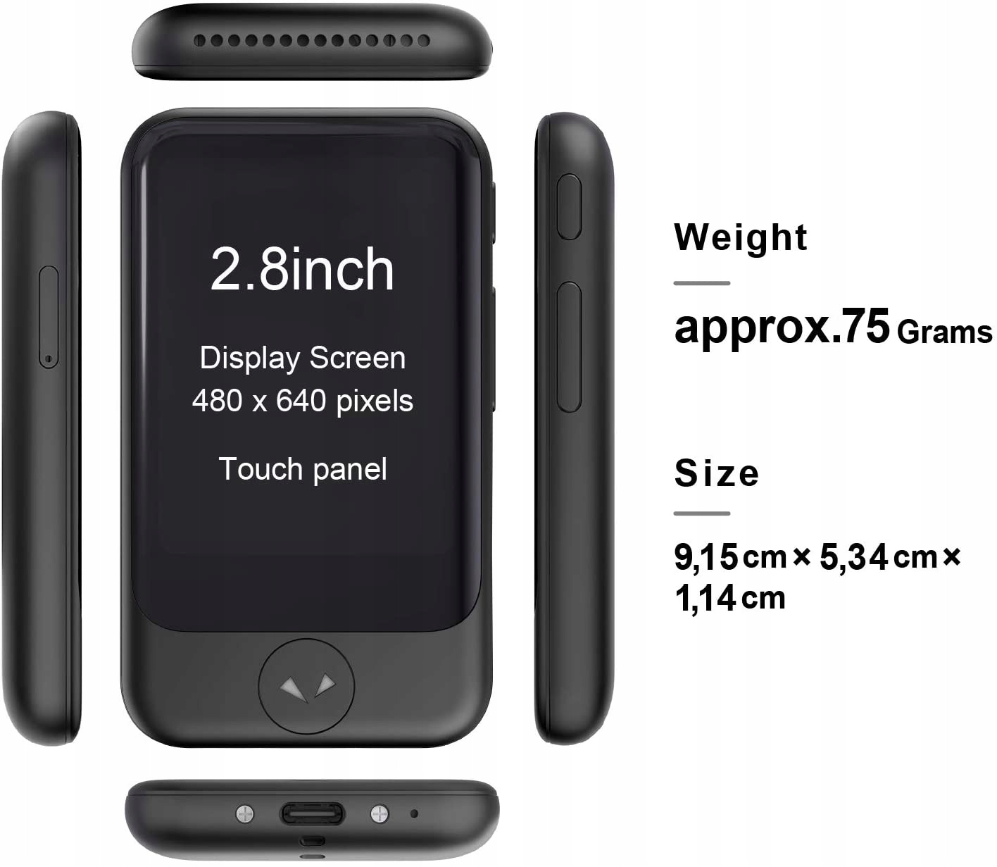 POCKETALK TRANSLATOR ELEKTRONICZNY Model 232342