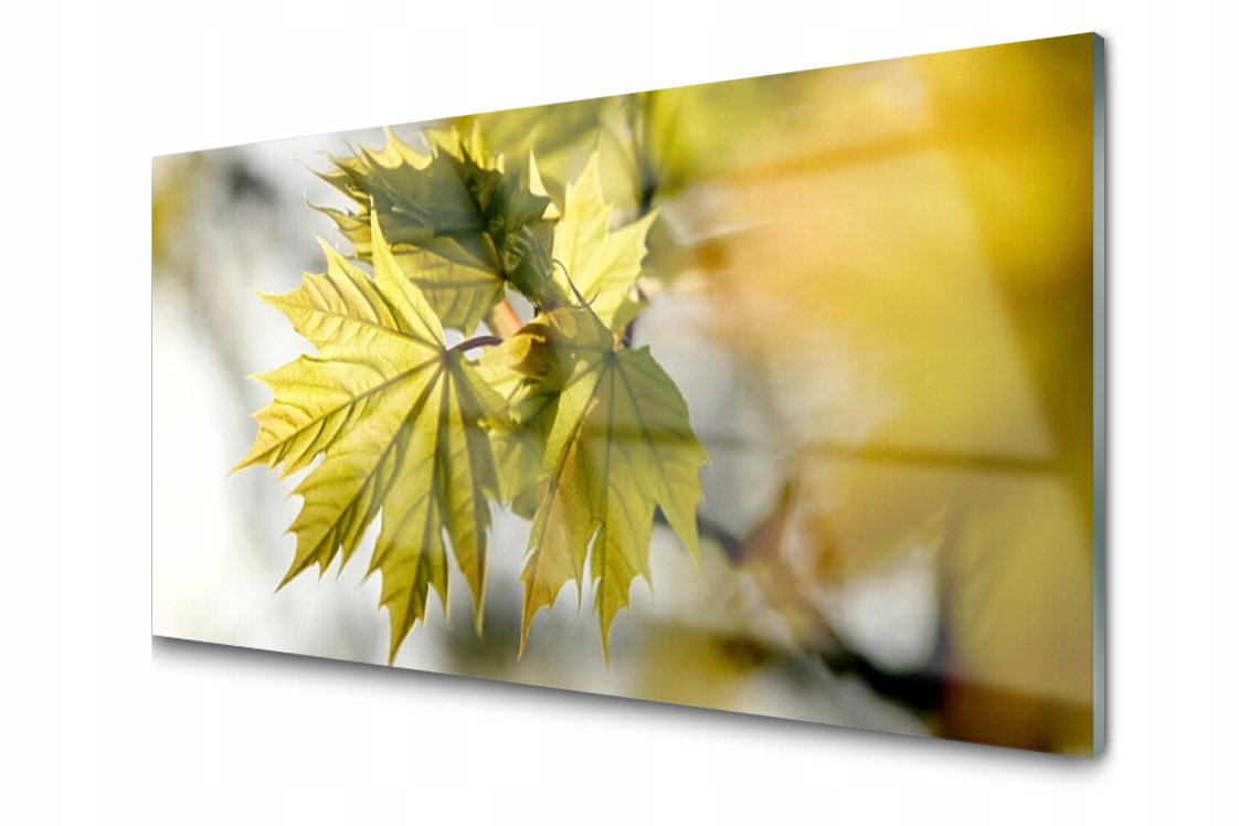 

Panel szklany dekor Liście Roślina 120x60 + Klej