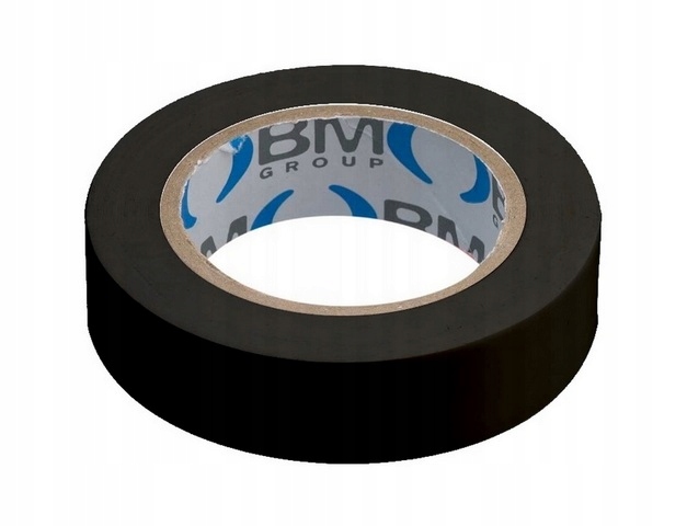 MOCNA TAŚMA IZOLACYJNA PCV WODOODPORNA CZARNA 10m