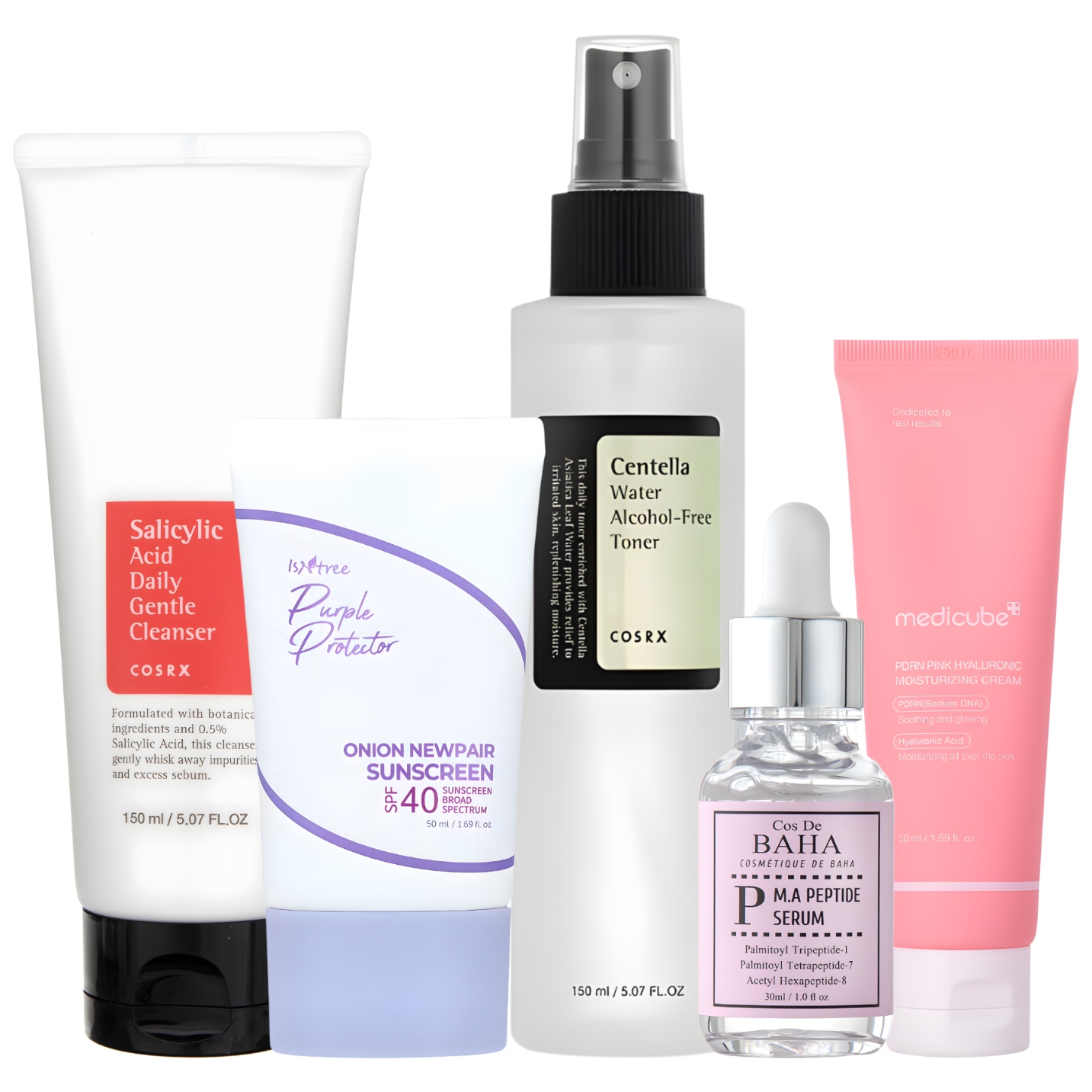 Zestaw Startowy K Beauty 5 Kroków Cera Normalna Mieszana Pielęgnacja 5 szt