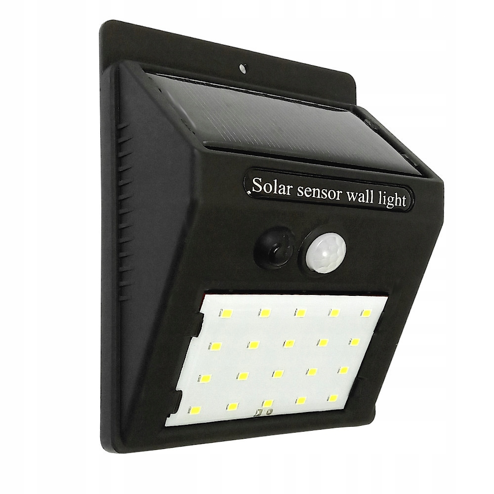 

Lampa Kinkiet Na Balkon Solarny 20 Led Mocna