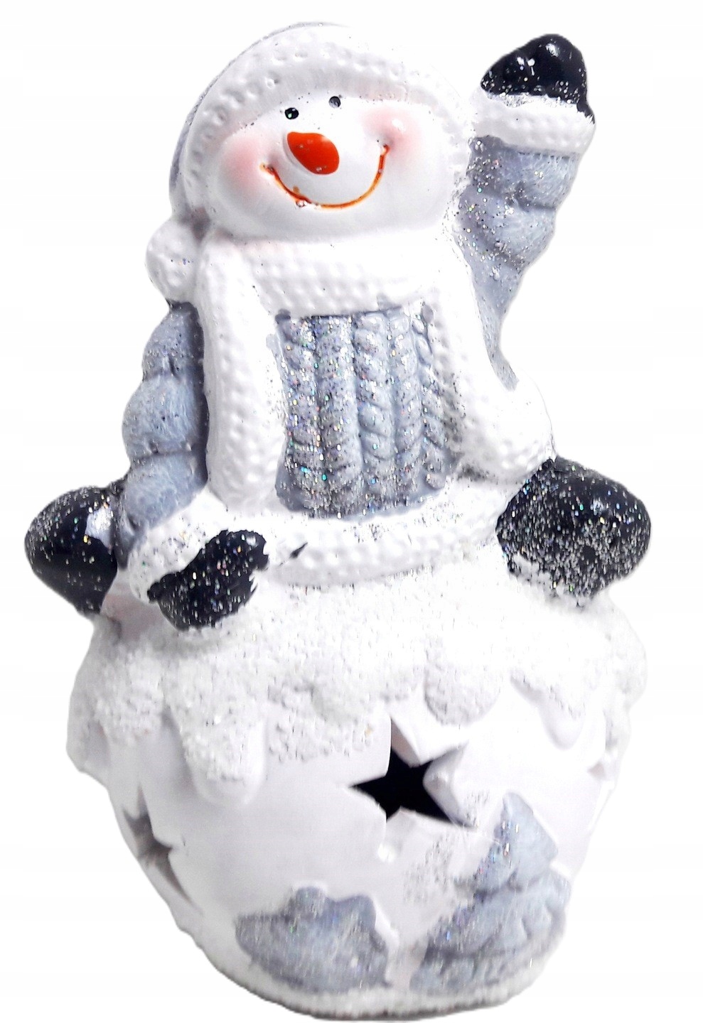 BAŁWANEK LED- Lampion na święta