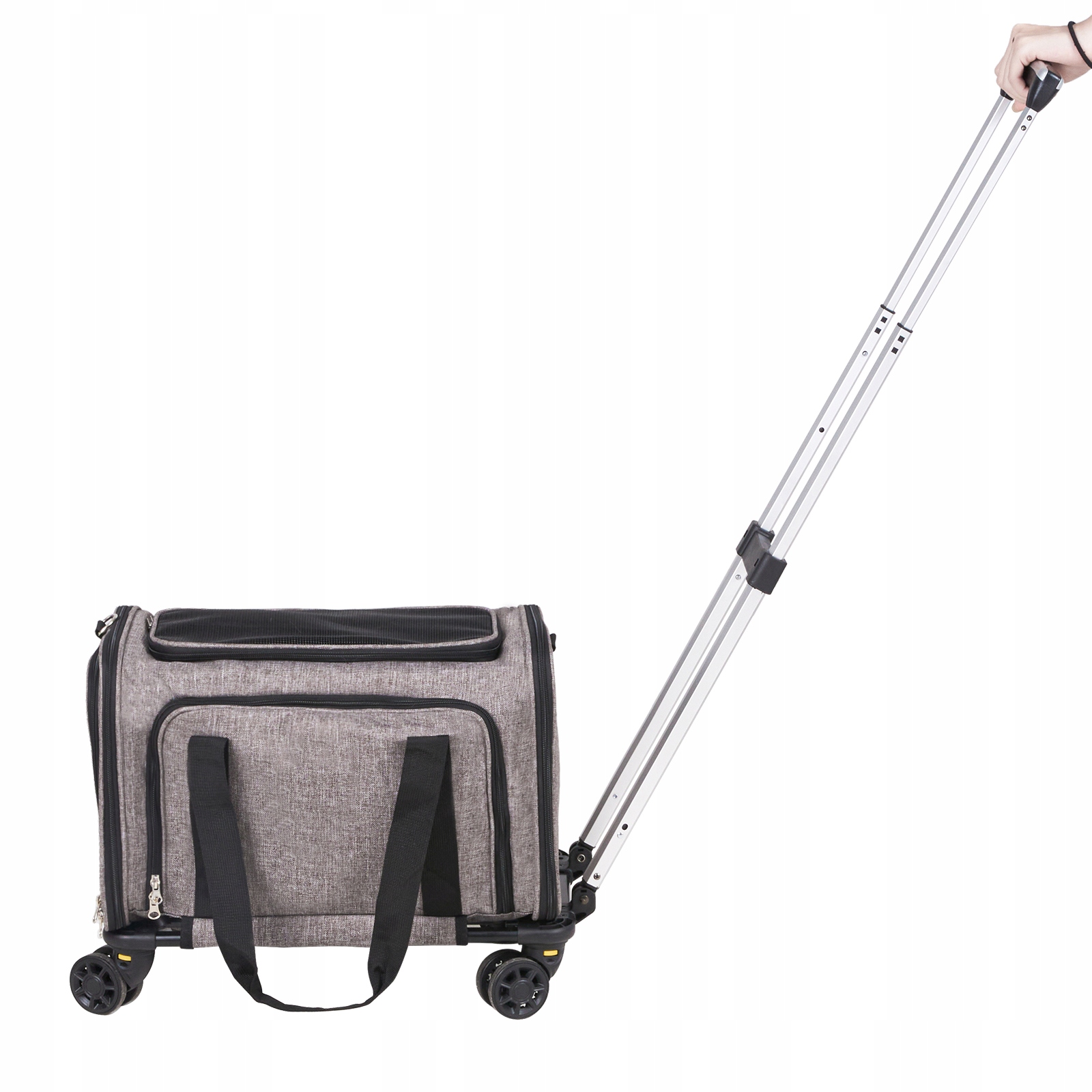 Skládací vozík pro psa, maximální zatížení 11,3 kg, tkanina Oxford 600D