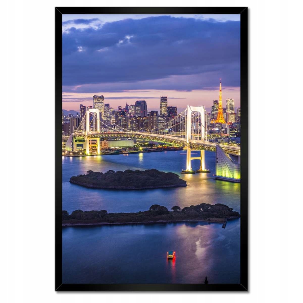 Plakáty v rámu 40x60 Duhový most v Tokiu