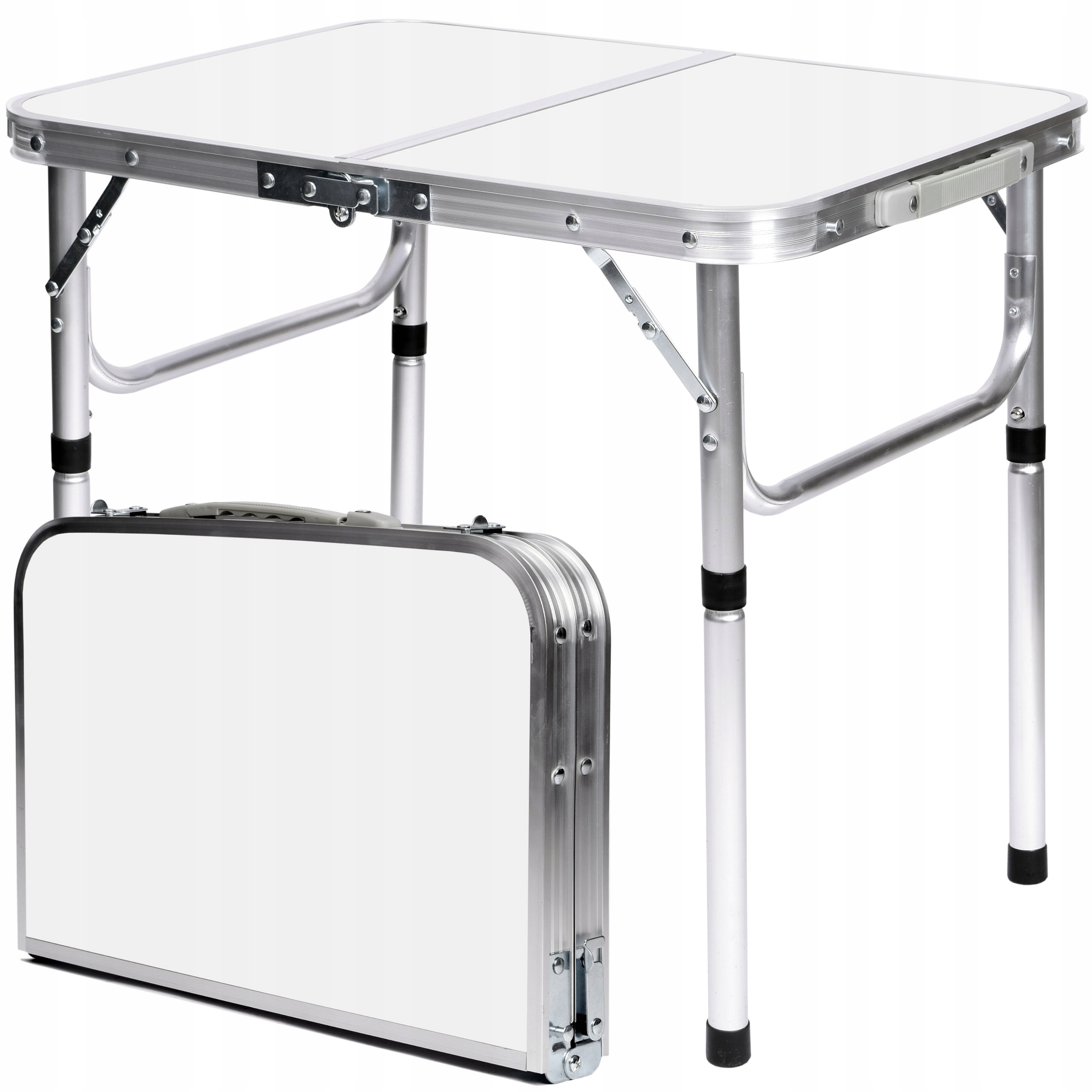 Turistický kempingový stolek Vasco bílý