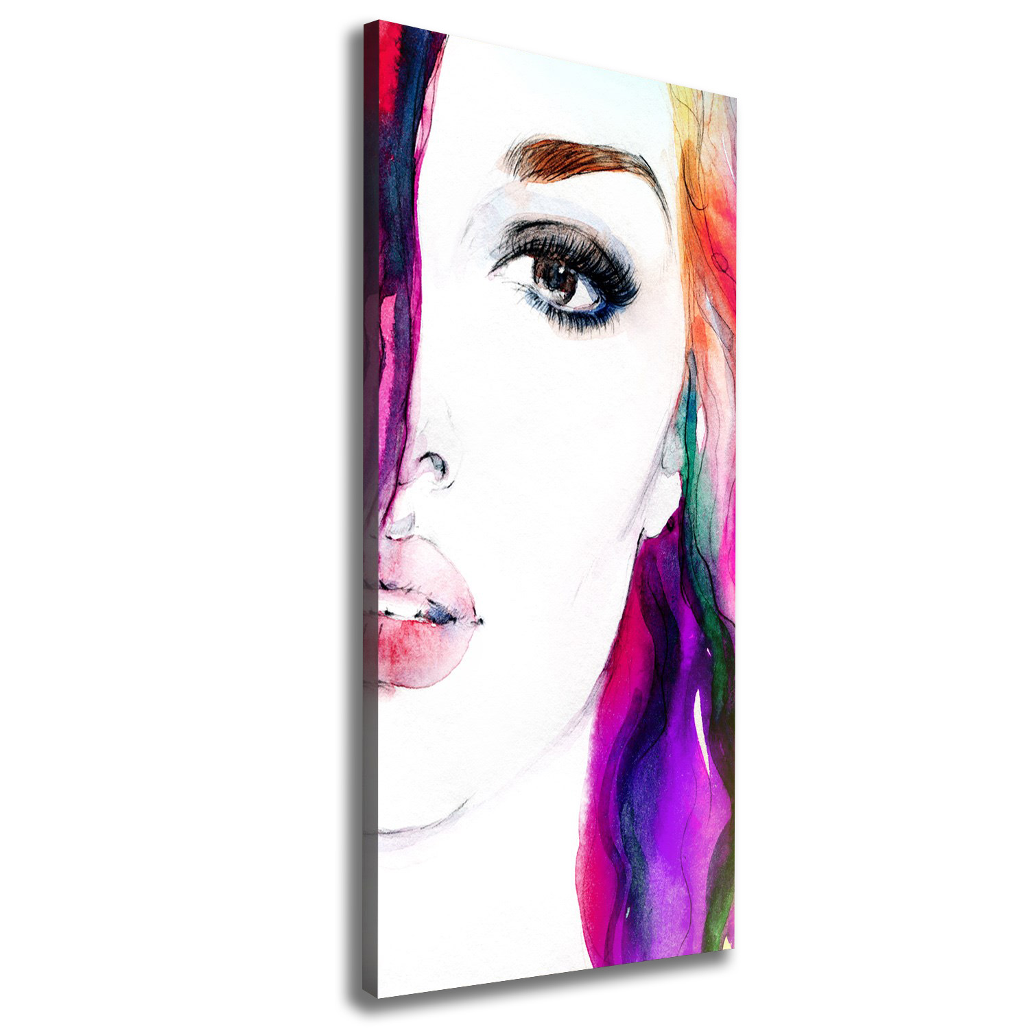 

Foto obraz na płótnie Abstrakcja kobieta 50x125 cm