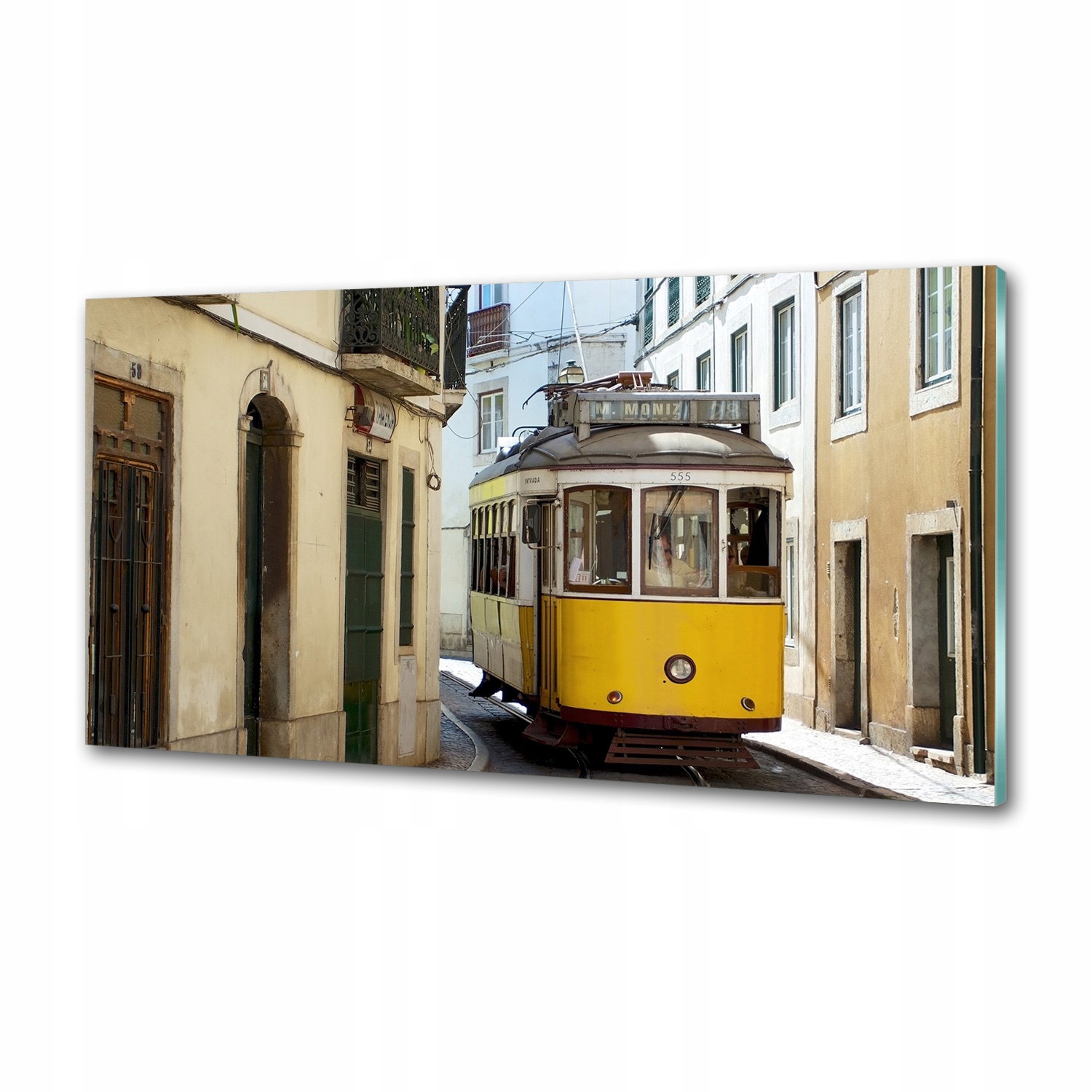 Panel do kuchyne Električka z Lisabonu 120 x 60 cm Lepidlo